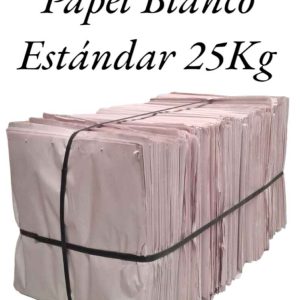Paca de Periódico Blanco Nuevo Estándar 25kg