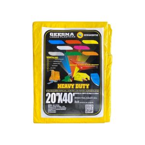 Lona Heavy Dut Ligera Amarilla 6x12m