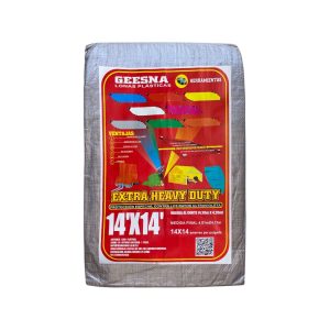 Lona Extra Heavy Duty Reforzada Gris 4 x 4m
