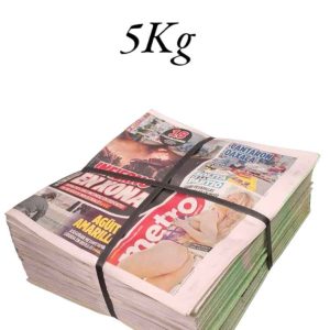 Paca de Periódico Tamaño Chico (Metro) 5kg