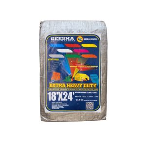 Lona Extra Heavy Duty Reforzada Gris 5x7m