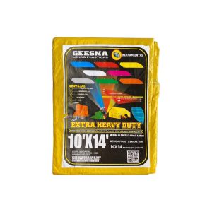 Lona Extra Heavy Duty Reforzada Amarillo 3 x 4m