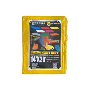 Lona Extra Heavy Duty Reforzada Amarillo 4x6m