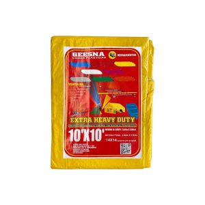 Lona Extra Heavy Duty Reforzada Amarillo 3 x 3m
