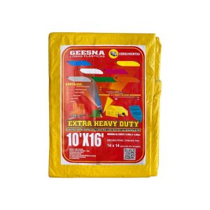 Lona Extra Heavy Duty Reforzada Amarillo 3 x 5m