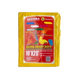 Lona Extra Heavy Duty Reforzada Amarillo 3 x 6m