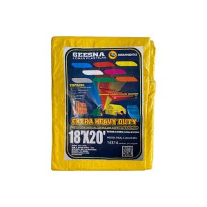 Lona Extra Heavy Duty Reforzada Amarillo 5x6m