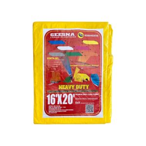 Lona Heavy Dut Ligera Amarilla 5x6 m