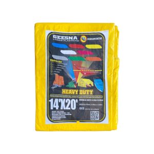 Lona Heavy Dut Ligera Amarilla 4x6m