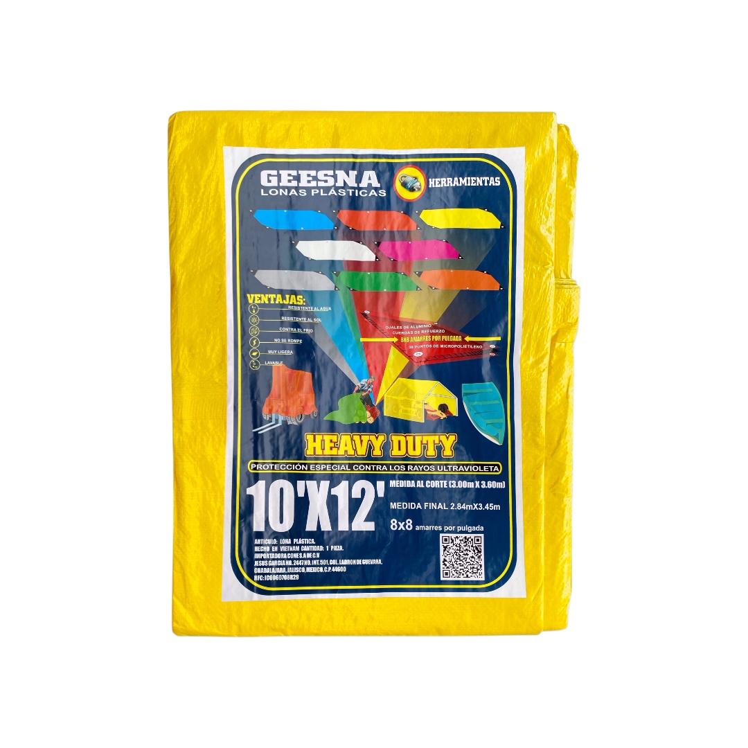 Lona Heavy Dut Ligera Amarilla 3x4 m