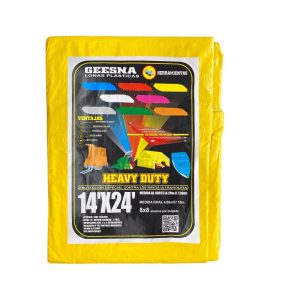 Lona Heavy Dut Ligera Amarilla 4x7m