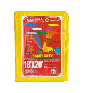 Lona Heavy Dut Ligera Amarilla 5x6 m