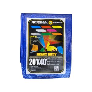 Lona Heavy Dut Ligera Azul 6x12m