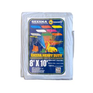 Lona Extra Heavy Duty Reforzada Blanco 2 x 3m
