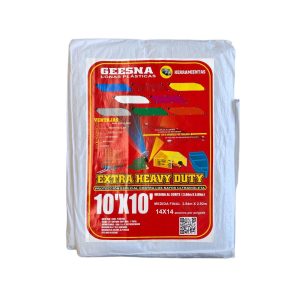 Lona Extra Heavy Duty Reforzada Blanco 3 x 3m