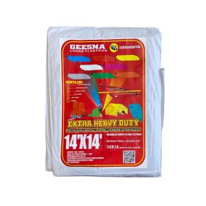 Lona Extra Heavy Duty Reforzada Blanco 4x4m