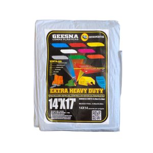 Lona Extra Heavy Duty Reforzada Blanco 4x5m