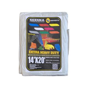 Lona Extra Heavy Duty Reforzada Blanco 4x6m