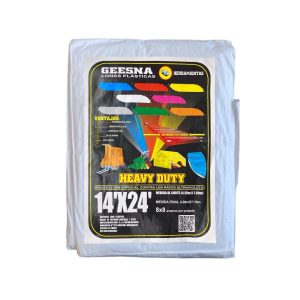 Lona Heavy Dut Ligera Blanca 4x7m