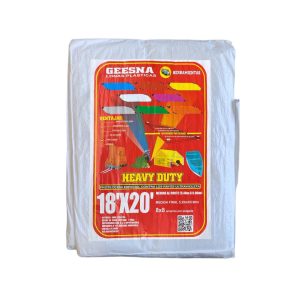 Lona Heavy Dut Ligera Blanco 5x6m