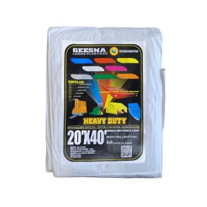 Lona Heavy Dut Ligera Blanco 6x12m