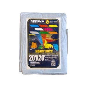 Lona Heavy Dut Ligera Blanco 6x6m