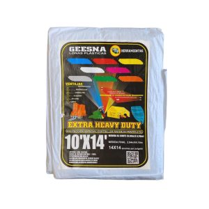 Lona Extra Heavy Duty Reforzada Blanco 3 x 4m
