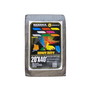 Lona Heavy Dut Ligera Gris 6x12m