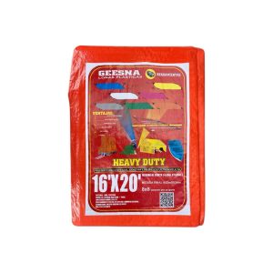 Lona Heavy Dut Ligera Naranja 4x6m