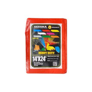 Lona Heavy Dut Ligera Naranja 4x7m