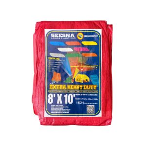 Lona Extra Heavy Duty Reforzada Roja 2 x 3m