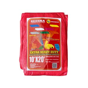 Lona Extra Heavy Duty Reforzada Roja 3 x 6m