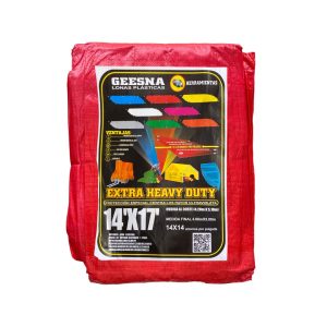 Lona Extra Heavy Duty Reforzada Roja 4x5m