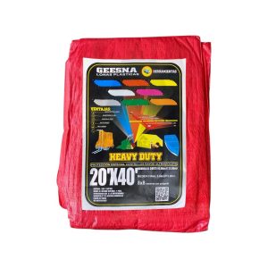 Lona Heavy Dut Ligera Roja 6x12m