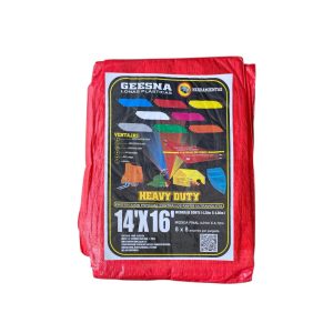 Lona Heavy Dut Ligera Rojo 4x5m