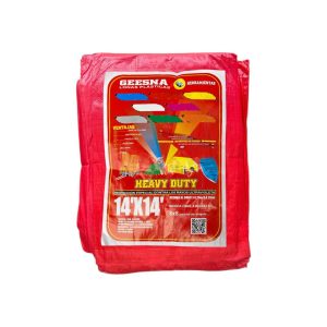 Lona Heavy Dut Ligera Rojo 4x4 m