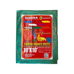 Lona Extra Heavy Duty Reforzada Verde 3 x 3m