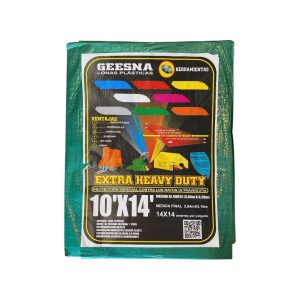 Lona Extra Heavy Duty Reforzada Verde 3 x 4m