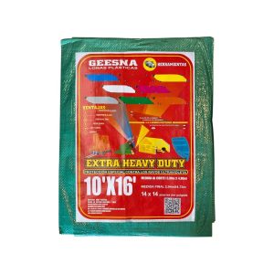Lona Extra Heavy Duty Reforzada Verde 3 x 5m