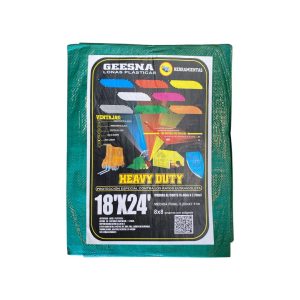 Lona Heavy Dut Ligera Verde 5x7 m