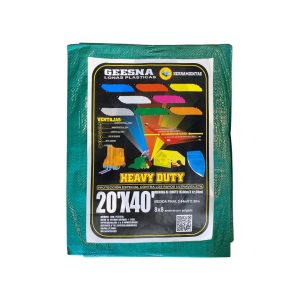 Lona Heavy Dut Ligera Verde 6x12m