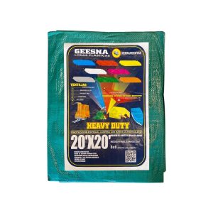 Lona Heavy Dut Ligera Verde 6x6m